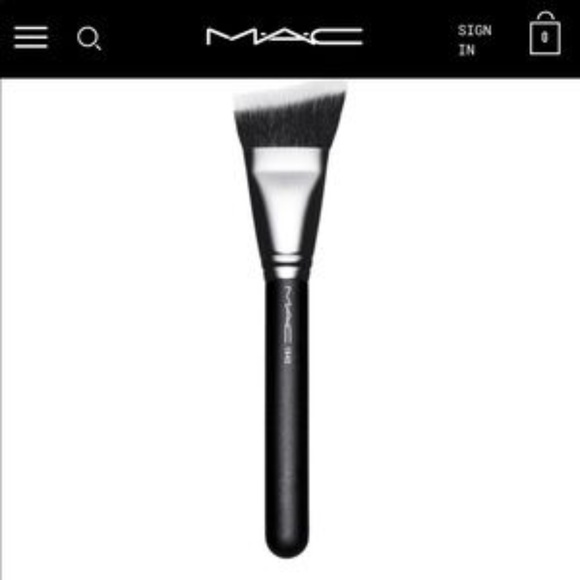 MAC 164 Duo Fibre Curved Sculpting Brush - Picture 4 of 4